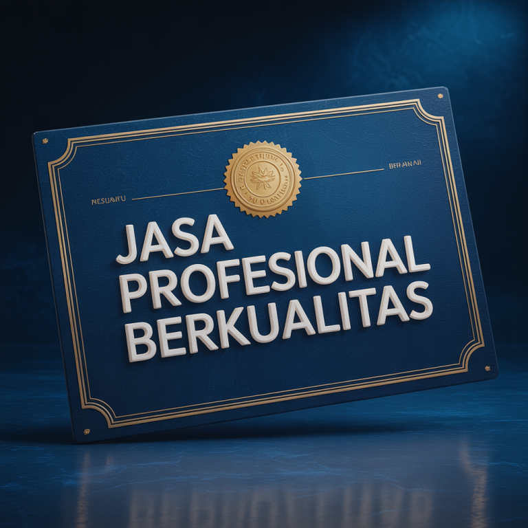 Pilih Jasa Profesional: Strategi Cerdas Biar Tidak Salah