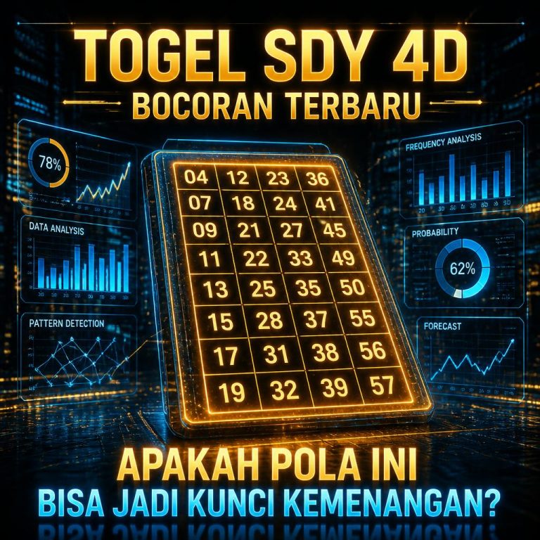 Togel SDY 4D Bocoran Terbaru: Apakah Pola Ini Bisa Jadi Kunci Kemenangan? 