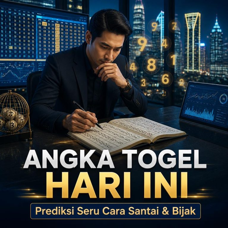 Angka Togel Hari Ini: Prediksi Seru Cara Santai dan Bijak!!!