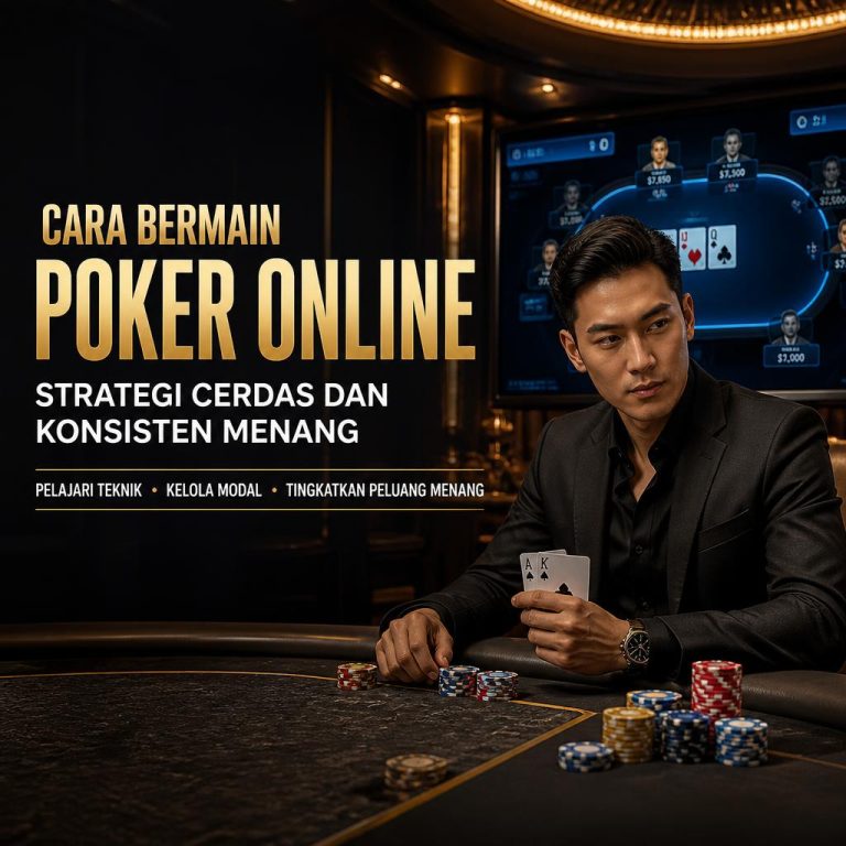 Cara Bermain Poker Online dengan Strategi Cerdas dan Konsisten Menang